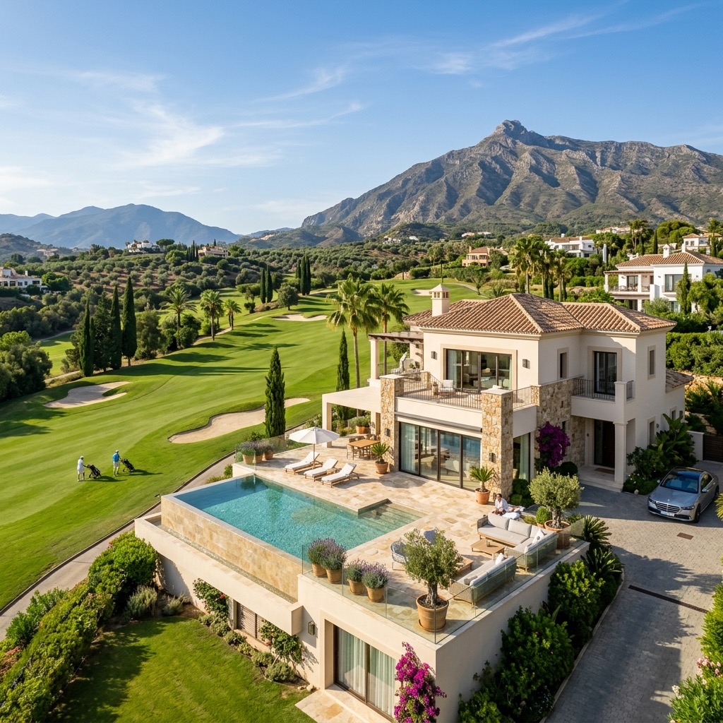 Benahavís luxury villas and golf courses — Costa del Sol property for international buyers