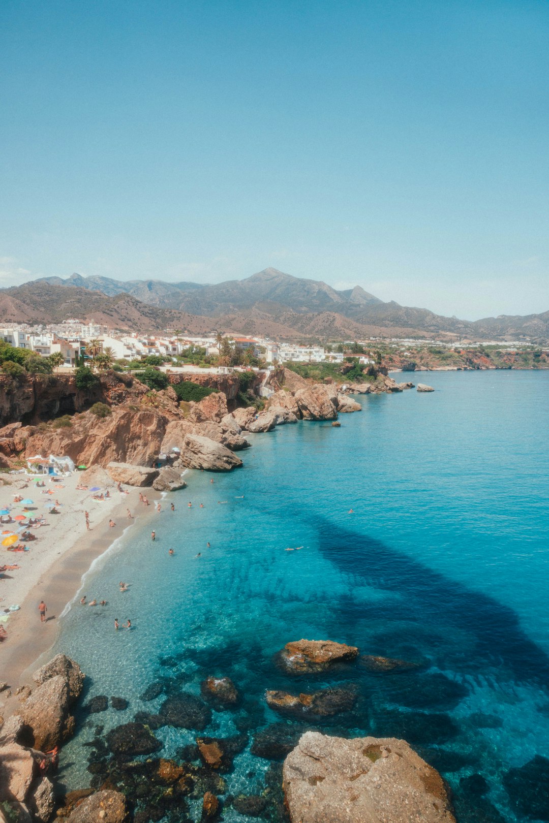 Nerja old town and Balcón de Europa — eastern Costa del Sol village popular with lifestyle buyers