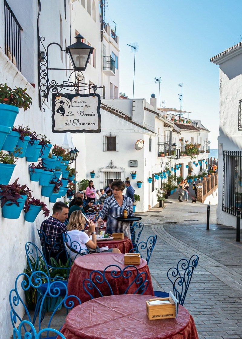 Mijas Pueblo whitewashed village and Costa del Sol views